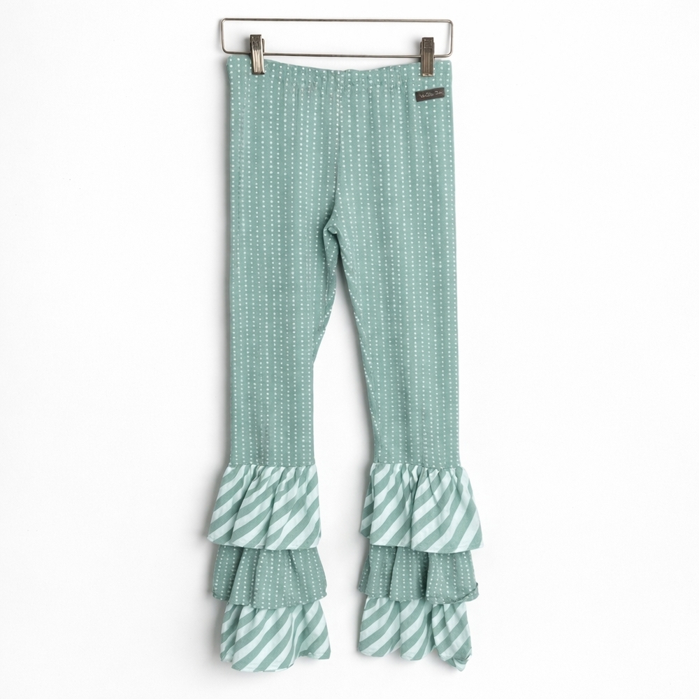 NWT Matilda Jane Happy & Free Bon Bon Bennys Green Pants Girls Size 14